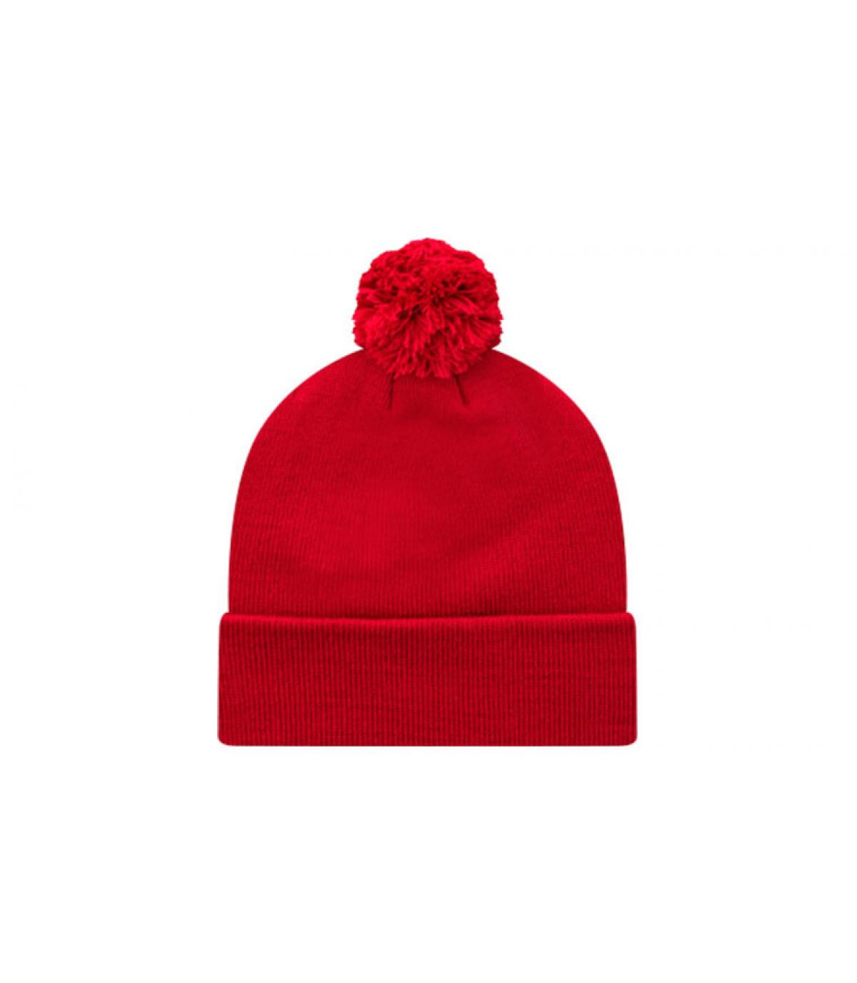 Pom beanie blank red Pom beanie blank red